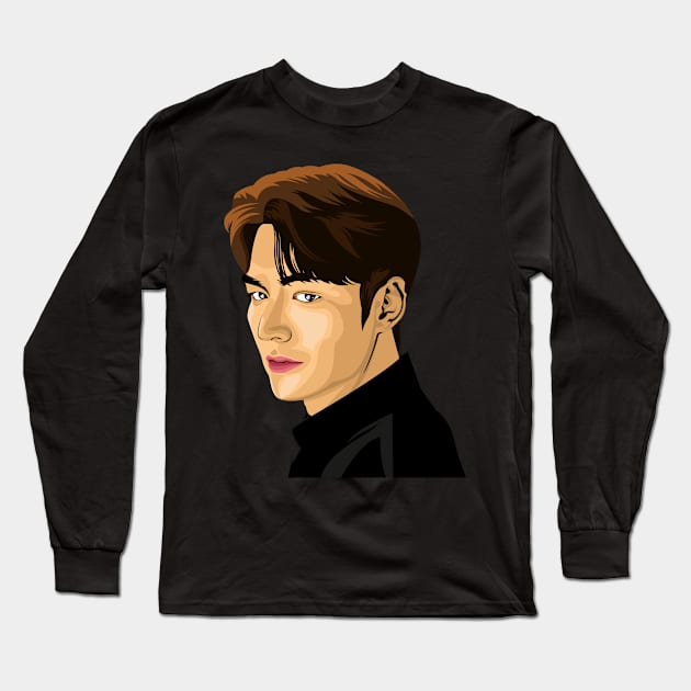 graphic pose lee min ho Long Sleeve T-Shirt by kerring